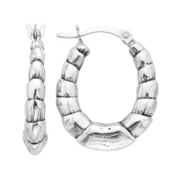 Sterling Silver Layered Hoop Earrings
