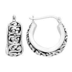 Sterling Silver Filigree Earrings