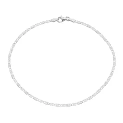 Sterling Silver Valentino Chain Anklet