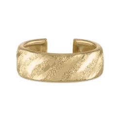 Amella Jewels 14k Gold 3 mm Textured Ear Cuff