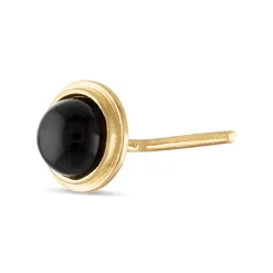 Amella Jewels 10k Gold Onyx L-Post Nose Stud