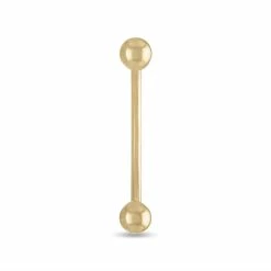 Amella Jewels 10K Gold Belly Ring With Bar