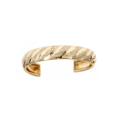 Amella Jewels 10k Gold Textured Toe Ring