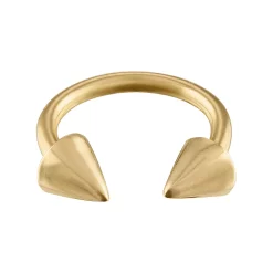 Amella Jewels 10k Gold Spiked Horseshoe Barbell Cartilage Ring